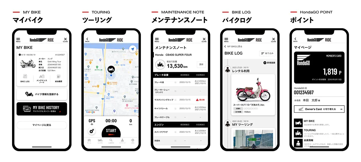「GMOおみせアプリ」によるアプリ開発支援 すべてのライダーのバイクライフをサポートする 「Honda GO RIDE」公式アプリをリリース